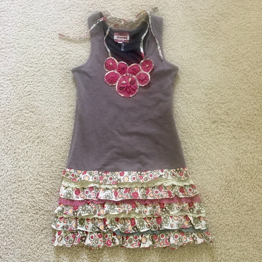 NWOT Humming Anthropologie Boho dress